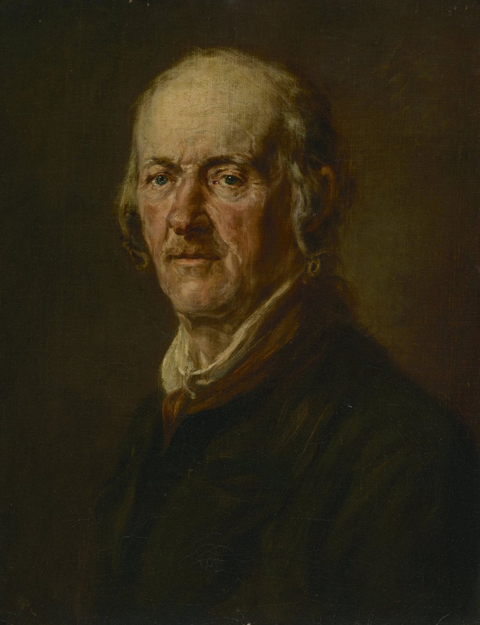Portrett av en gammel mann av Johann Georg von Edlinger