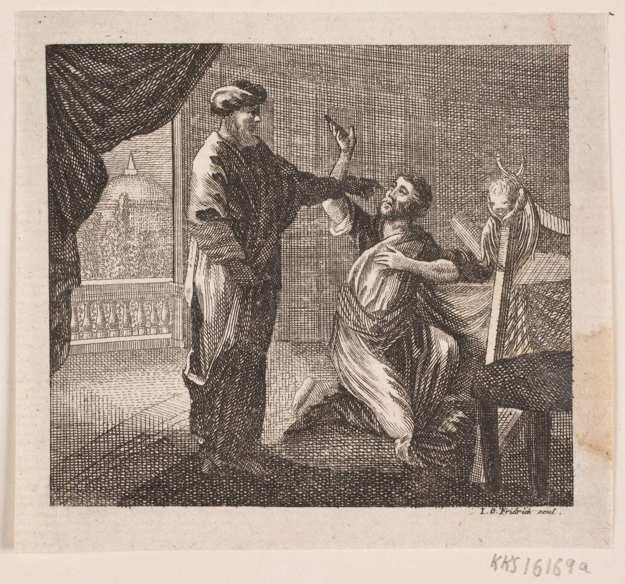Vignett for H. Niemeyer "Bibelske kjennetegn" av Johann Gottlieb Friedrich