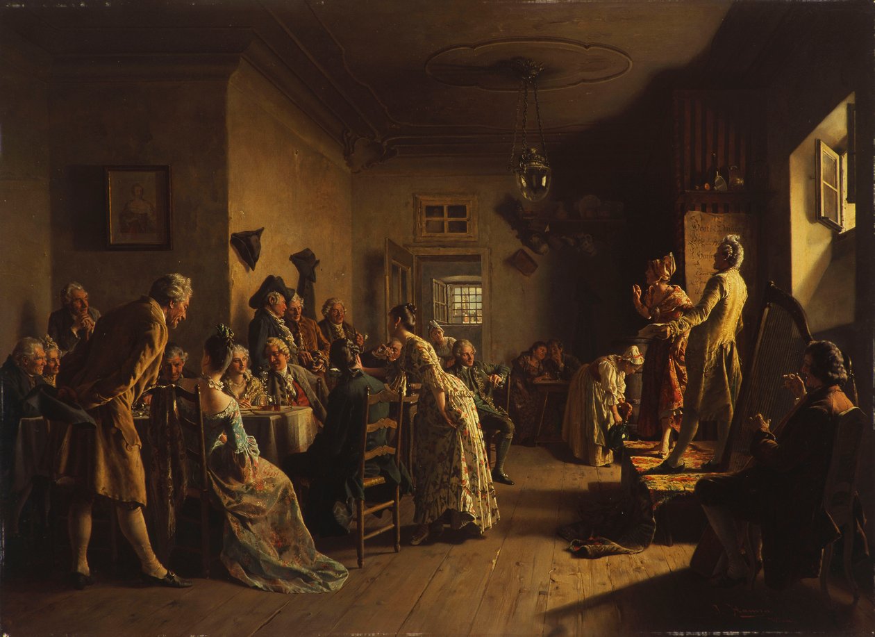 Skuespillerne; Skuespillerne, av Johann Hamza