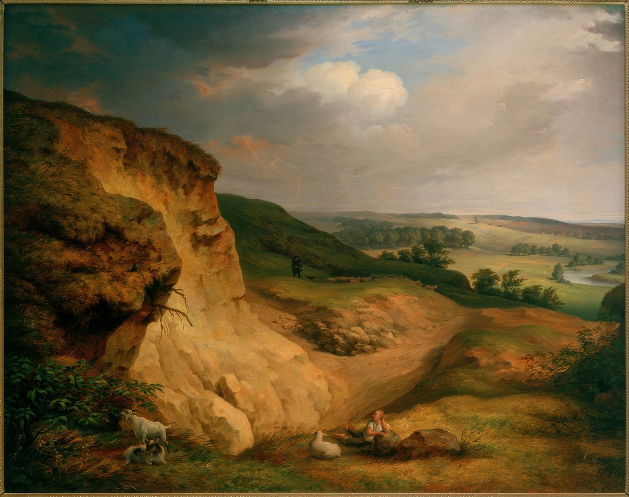 Muldenstein nær Jeßnitz av Johann Heinrich Beck