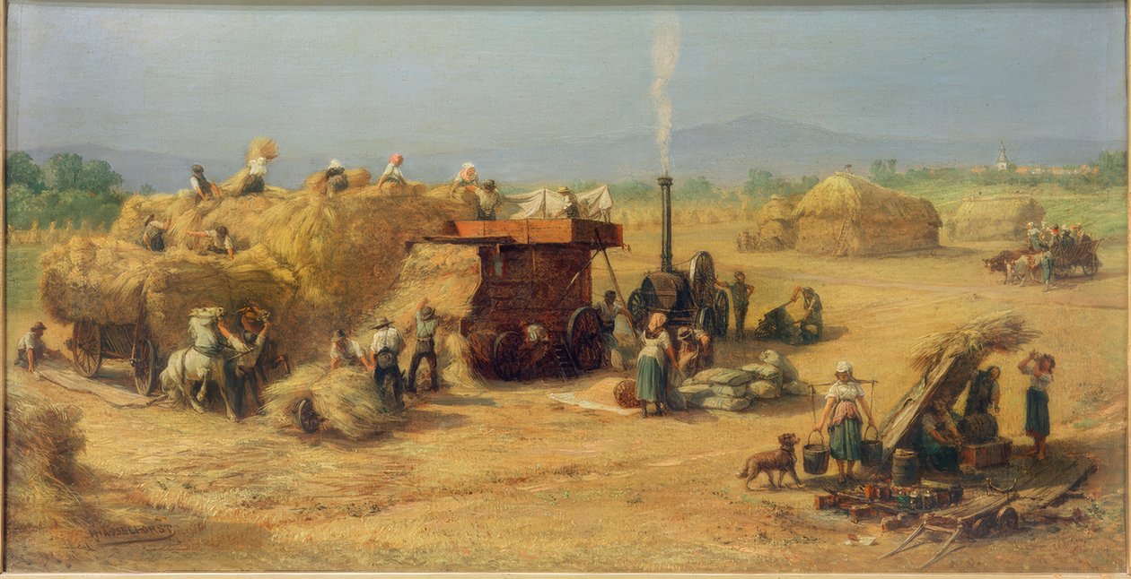 Høst nær Praunheim av Johann Heinrich Hasselhorst