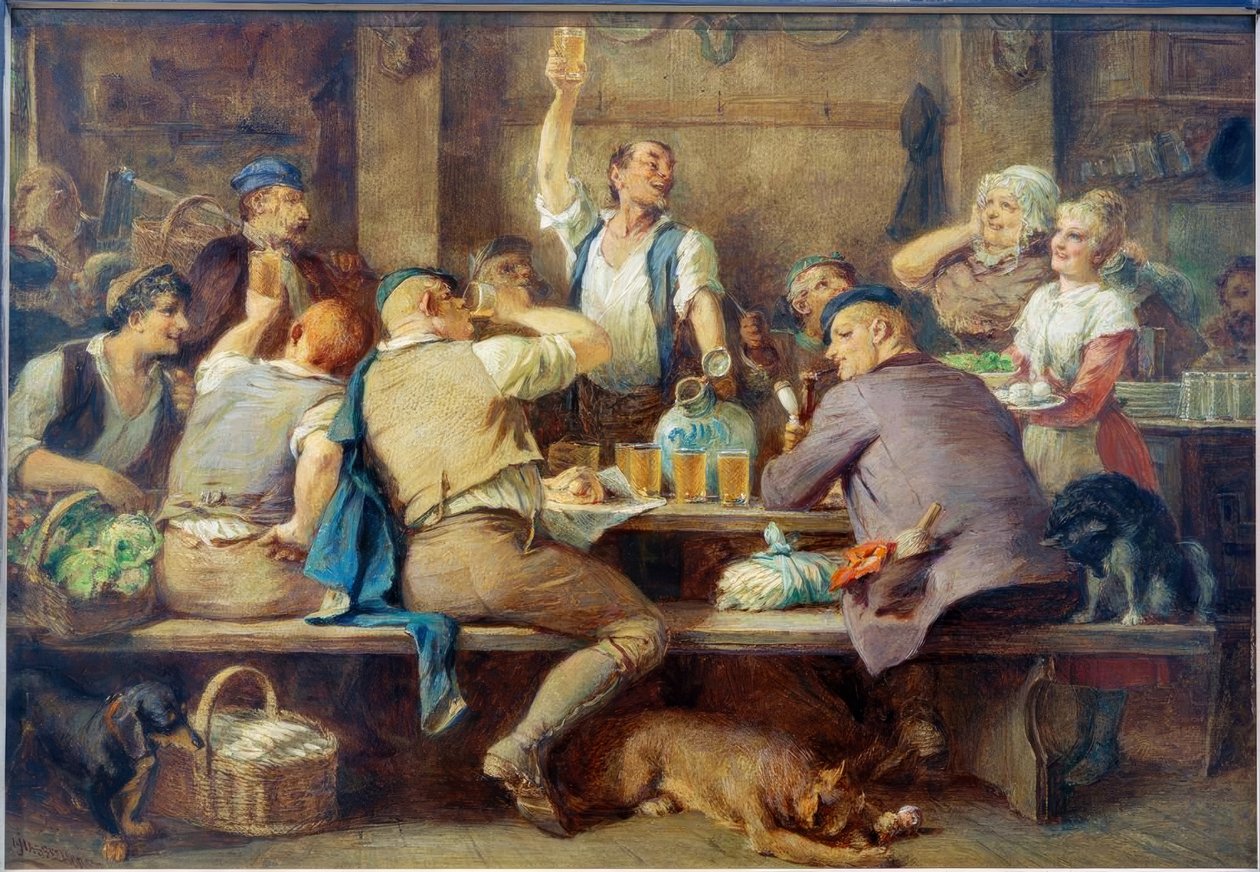 Eplevinbar i Sachsenhausen av Johann Heinrich Hasselhorst