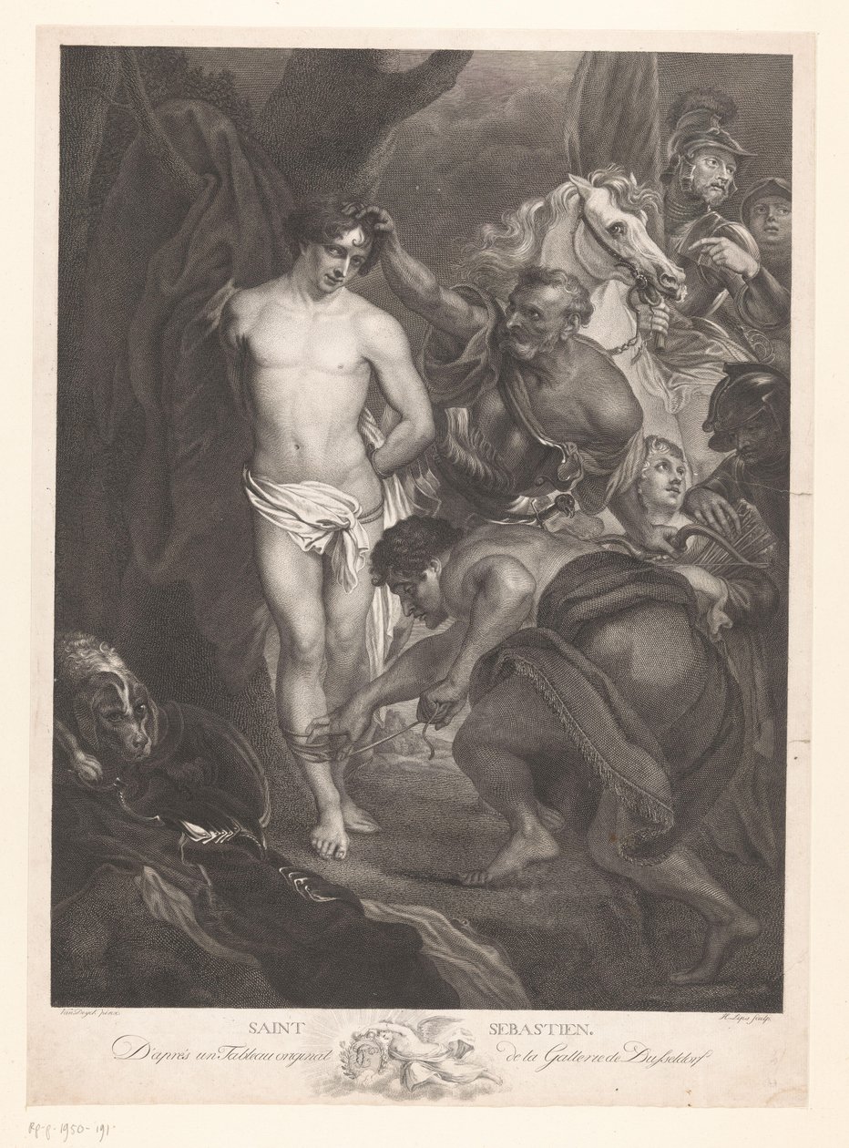 Sankt Sebastian av Johann Heinrich Lips