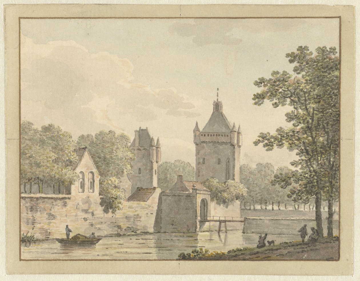 Slottet De Pol i Vianen av Johann Heinrich Muntz