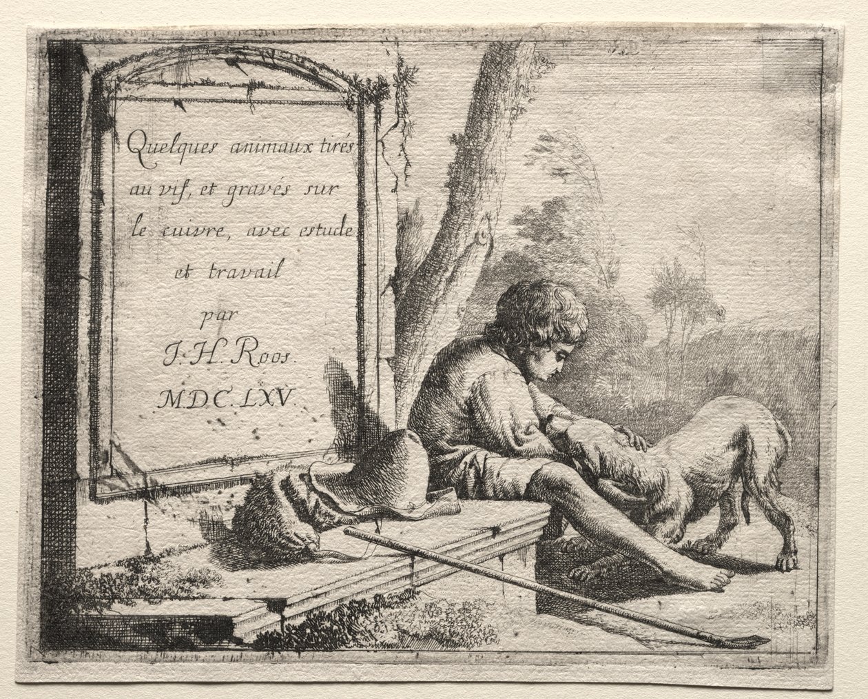 Johann Heinrich Roos Shepherding (serie) av Johann Heinrich Roos