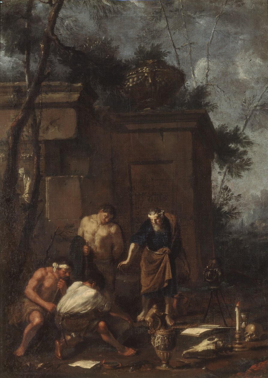 Skattejegere, 1660-tallet. av Johann Heinrich Schoenfeld