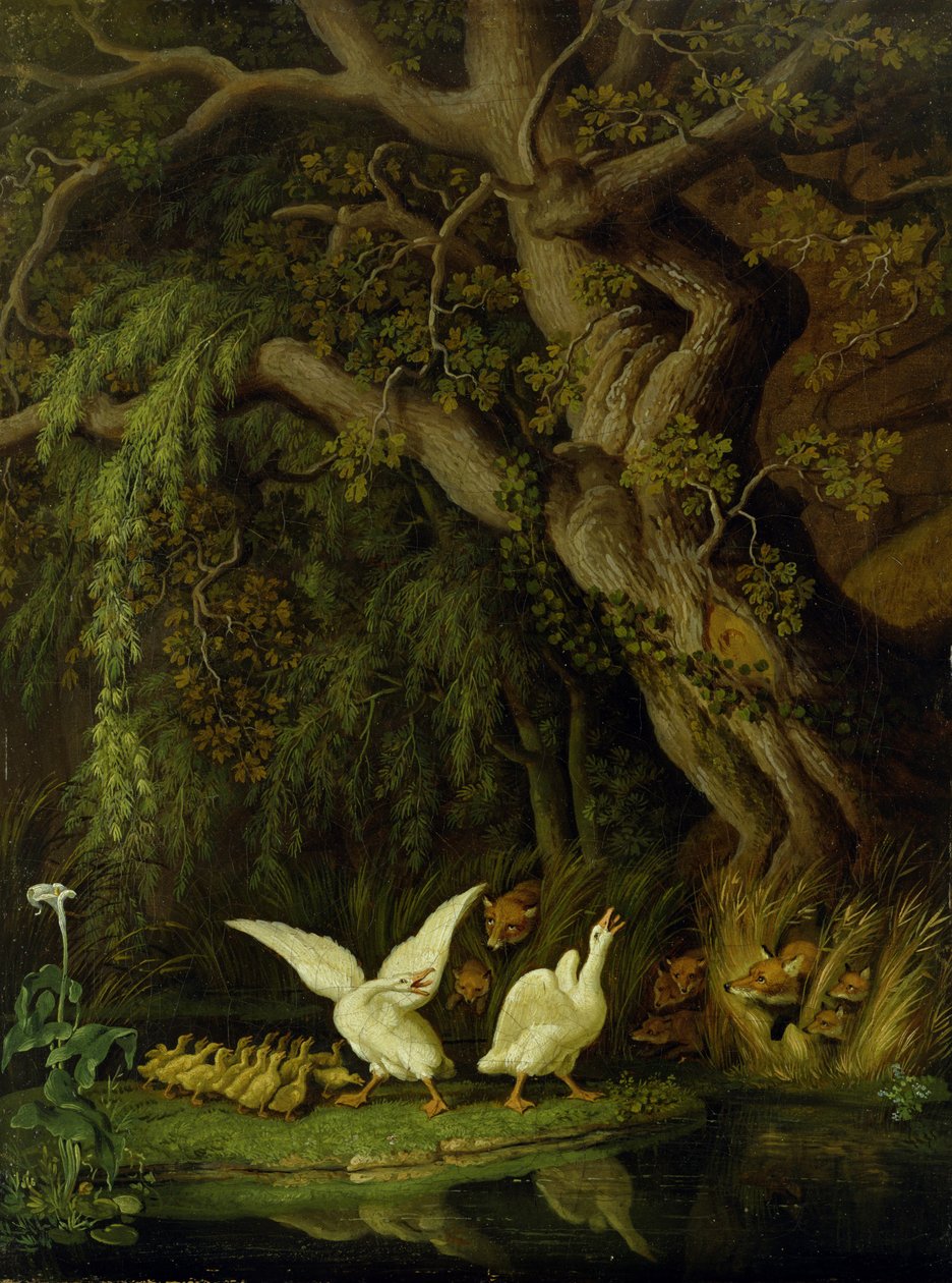 Rever og gjess av Johann Heinrich Wilhelm Tischbein