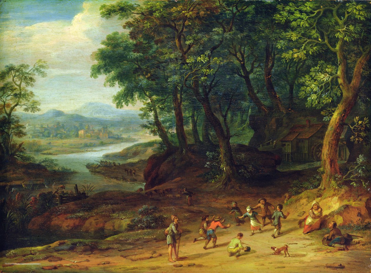 Landskap, 1728 av Johann Holst