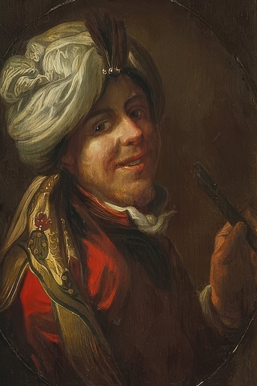 Portrett av en ung tyrker. Rundt 1650 av Johann Hulsman