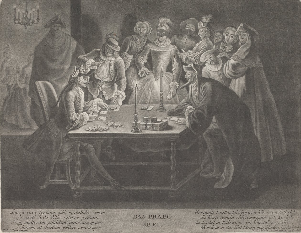 Farao-spillet av Johann Jacobus Haid