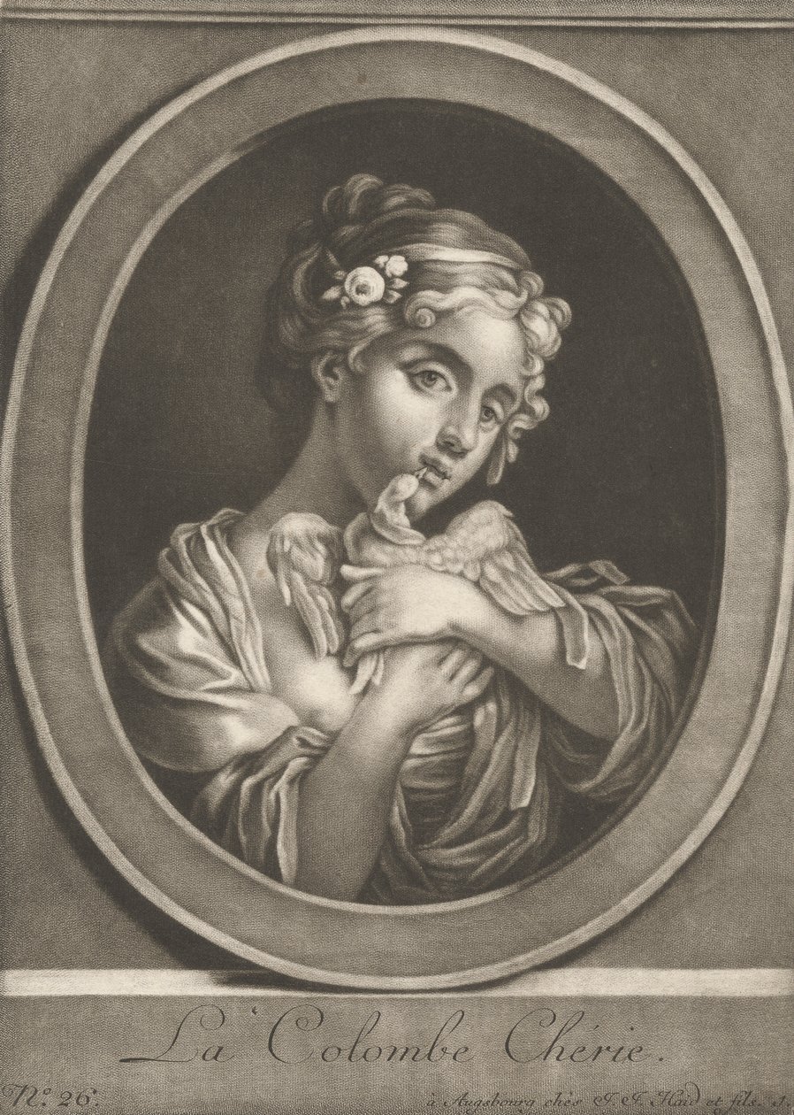 Den kjære duen av Johann Jacobus Haid