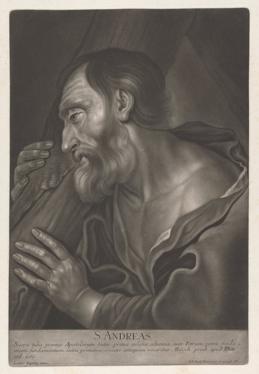 S. Andreas av Johann Jacobus Haid
