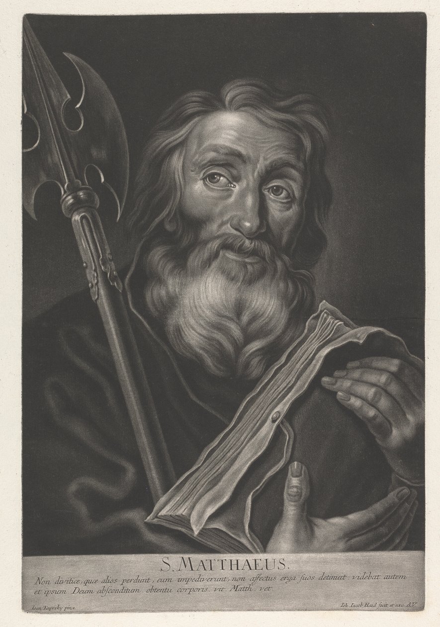 S. Matthaeus av Johann Jacobus Haid
