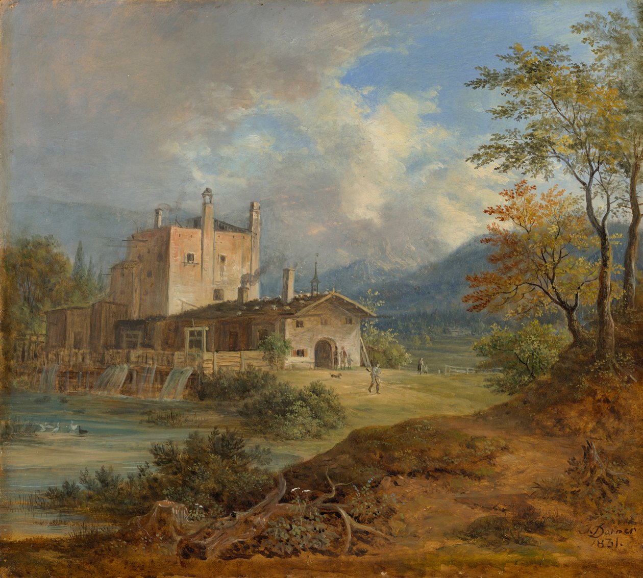 Jernhammer i fjellet av Johann Jakob Dorner der Jüngere
