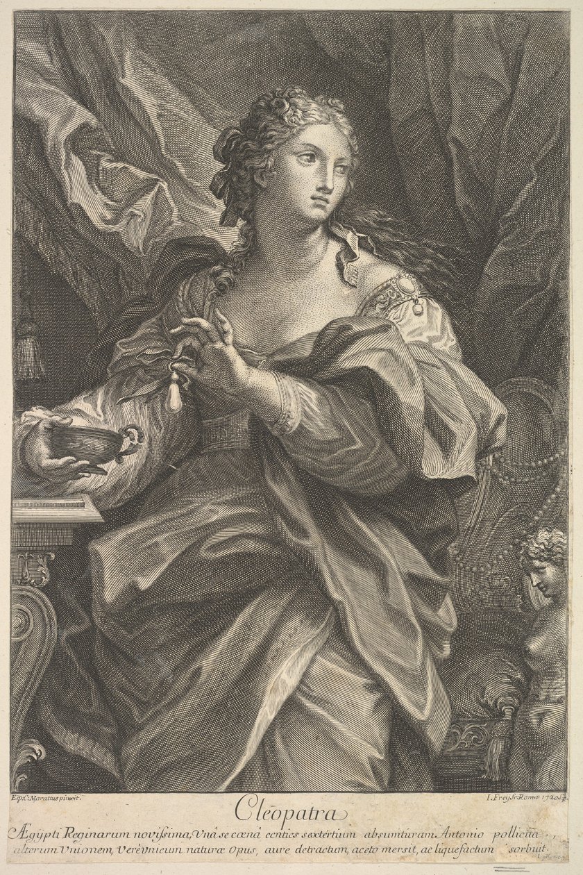 Kleopatra, 1720. av Johann Jakob Frey the Elder