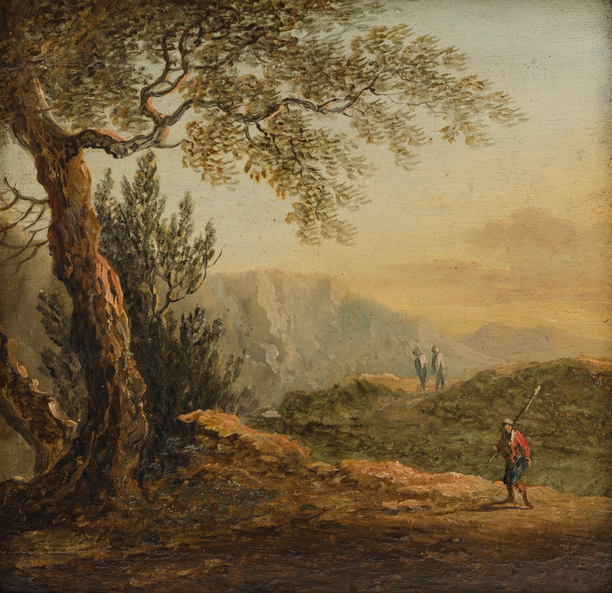fjellandskap av Johann Josef Schindler