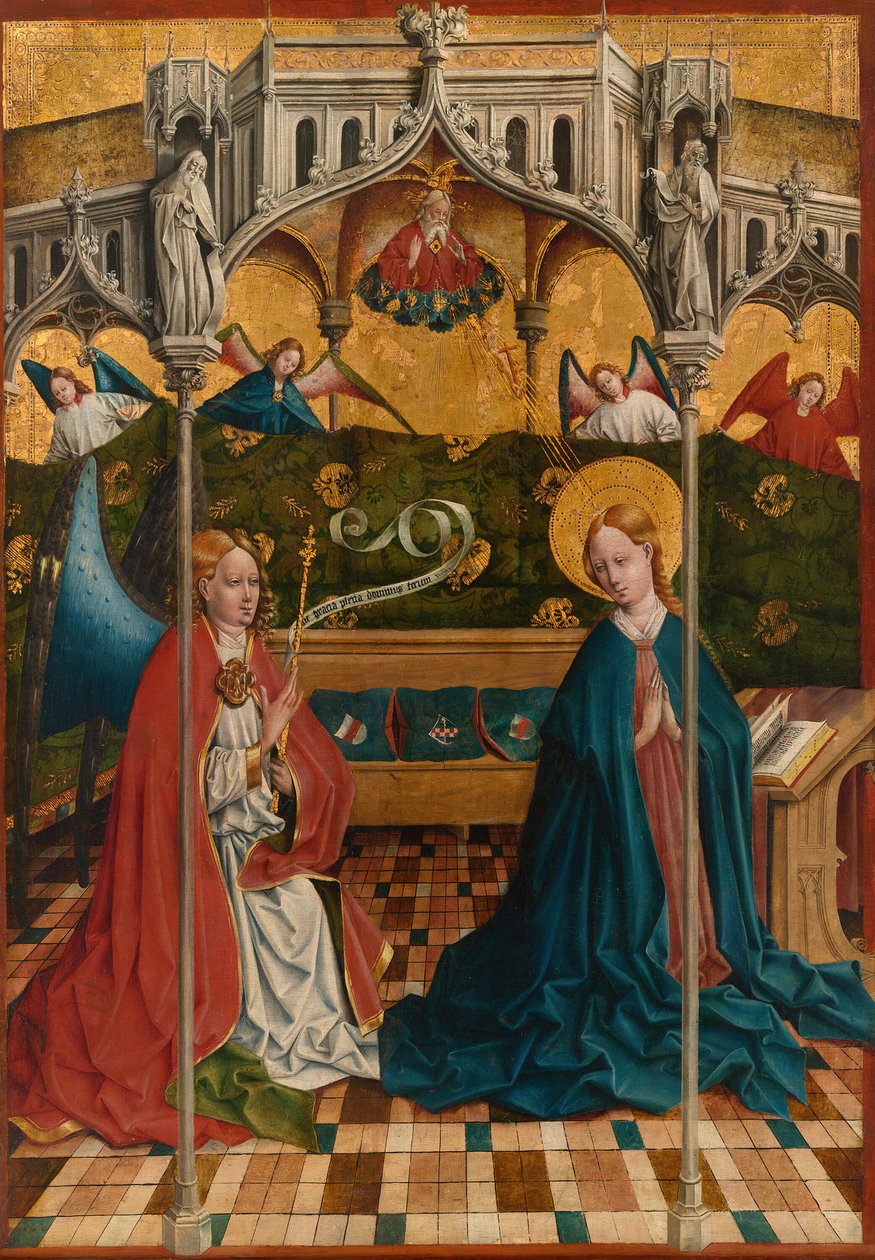 Bebudelsen, fullført innen 1457. av Johann Koerbecke