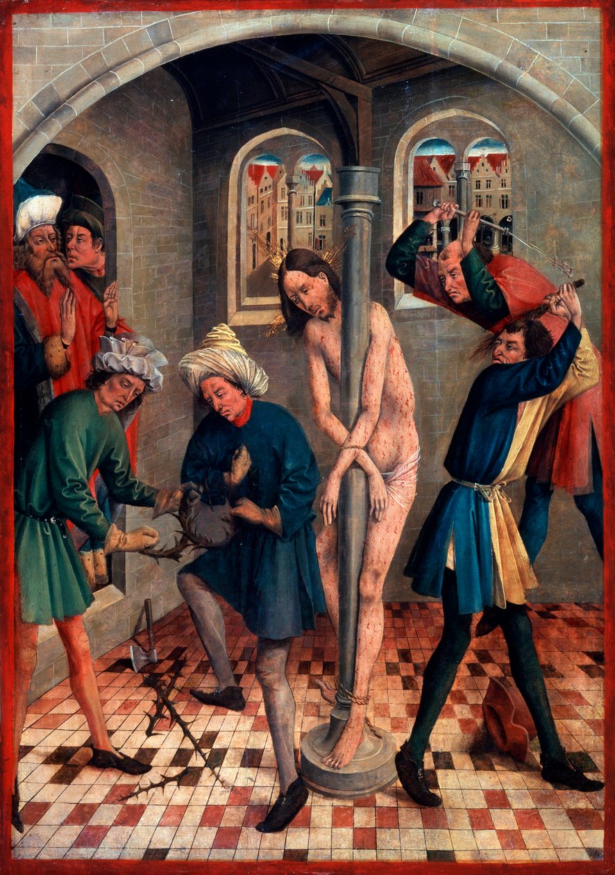 Kristi flagellasjon, før 1457. av Johann Koerbecke