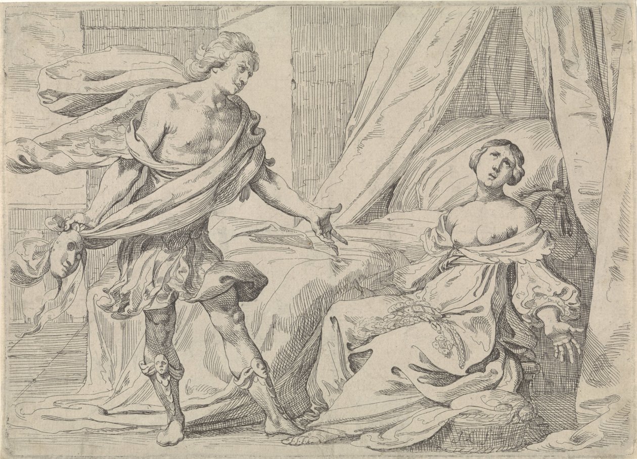 Cephalus gjør seg kjent for Procris av Johann Liss