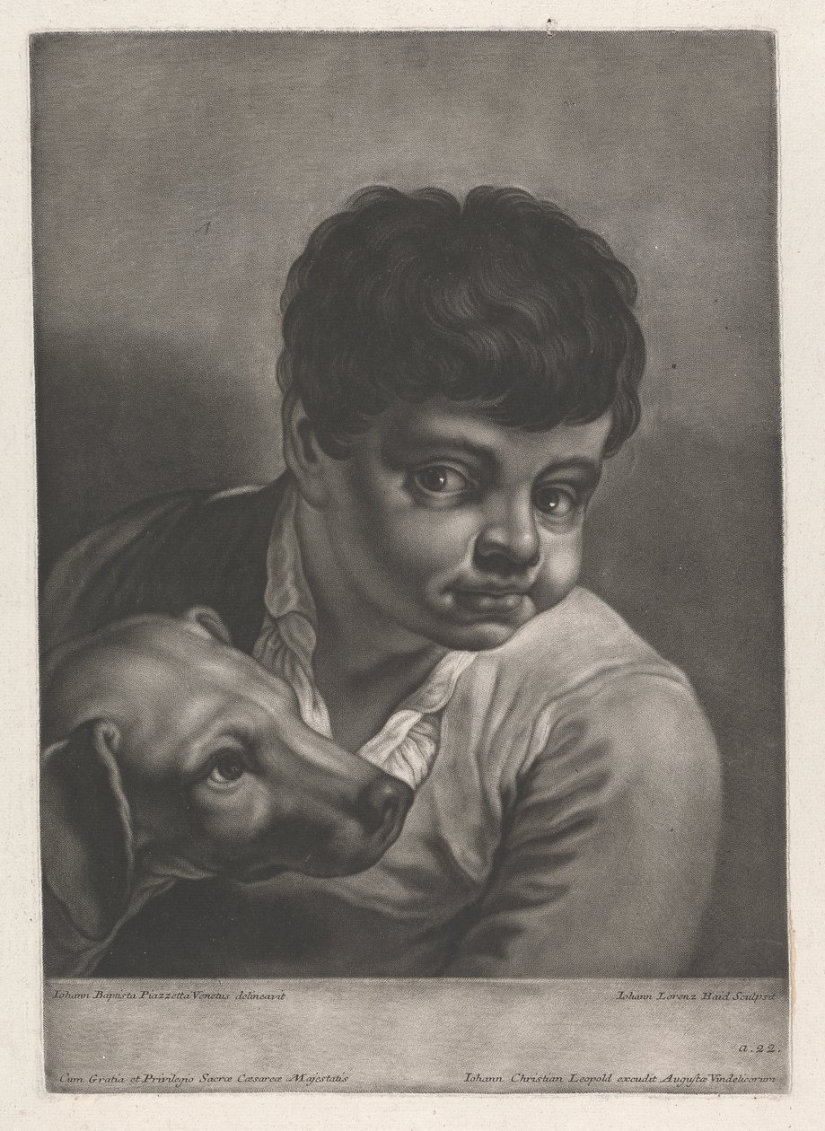 Portrett av mannen av Johann Lorenz Haid