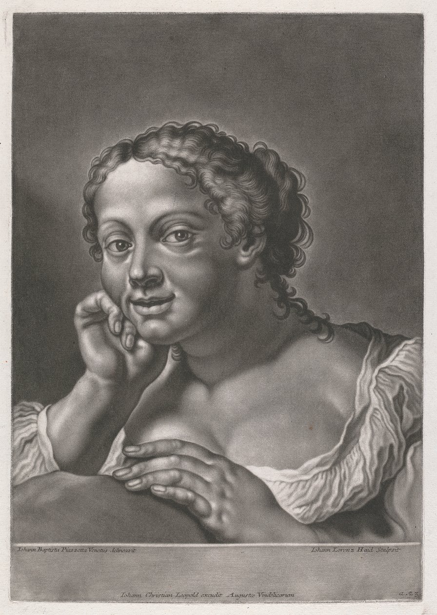 Portrett av en kvinne av Johann Lorenz Haid