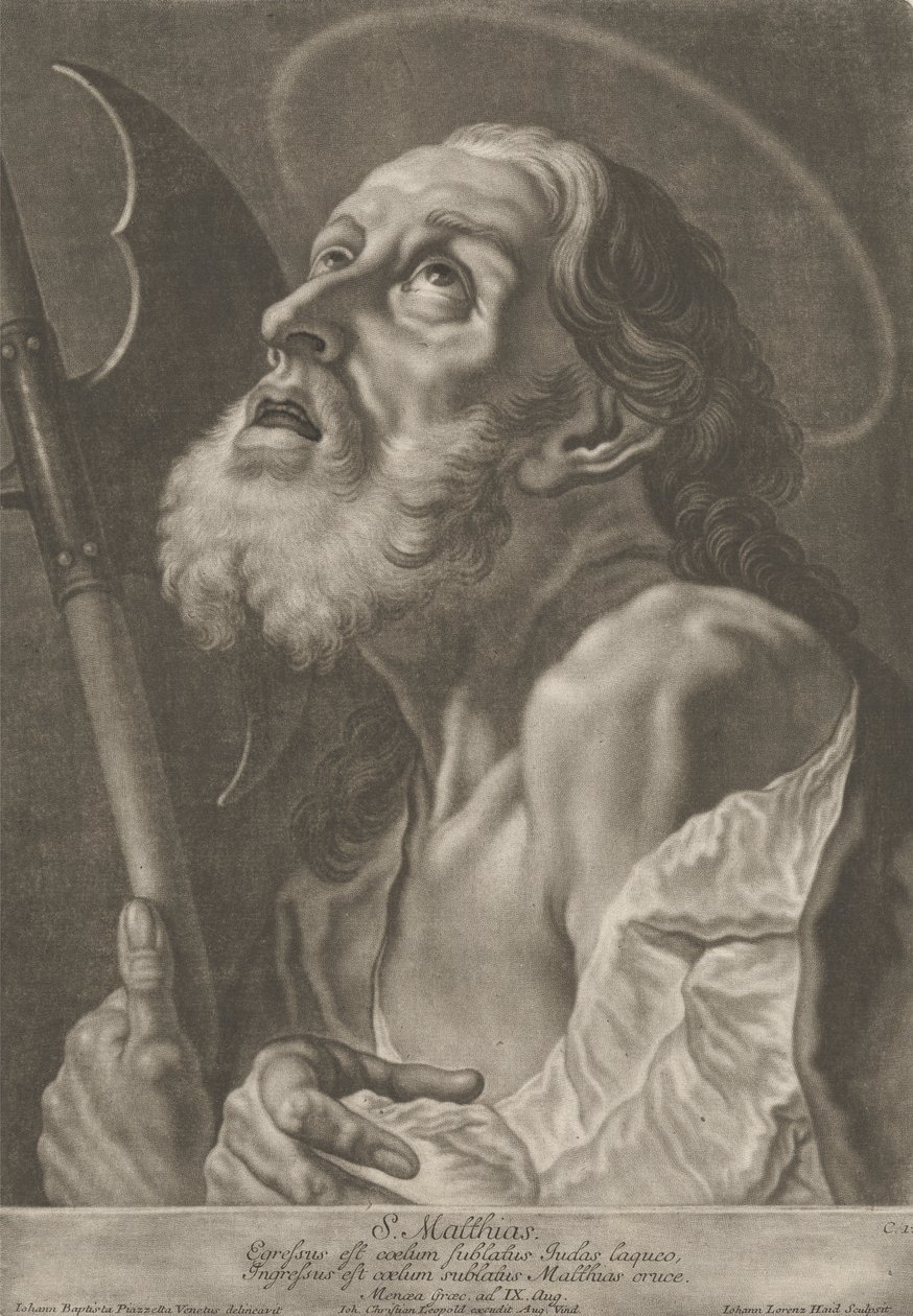 St. Mattias av Johann Lorenz Haid