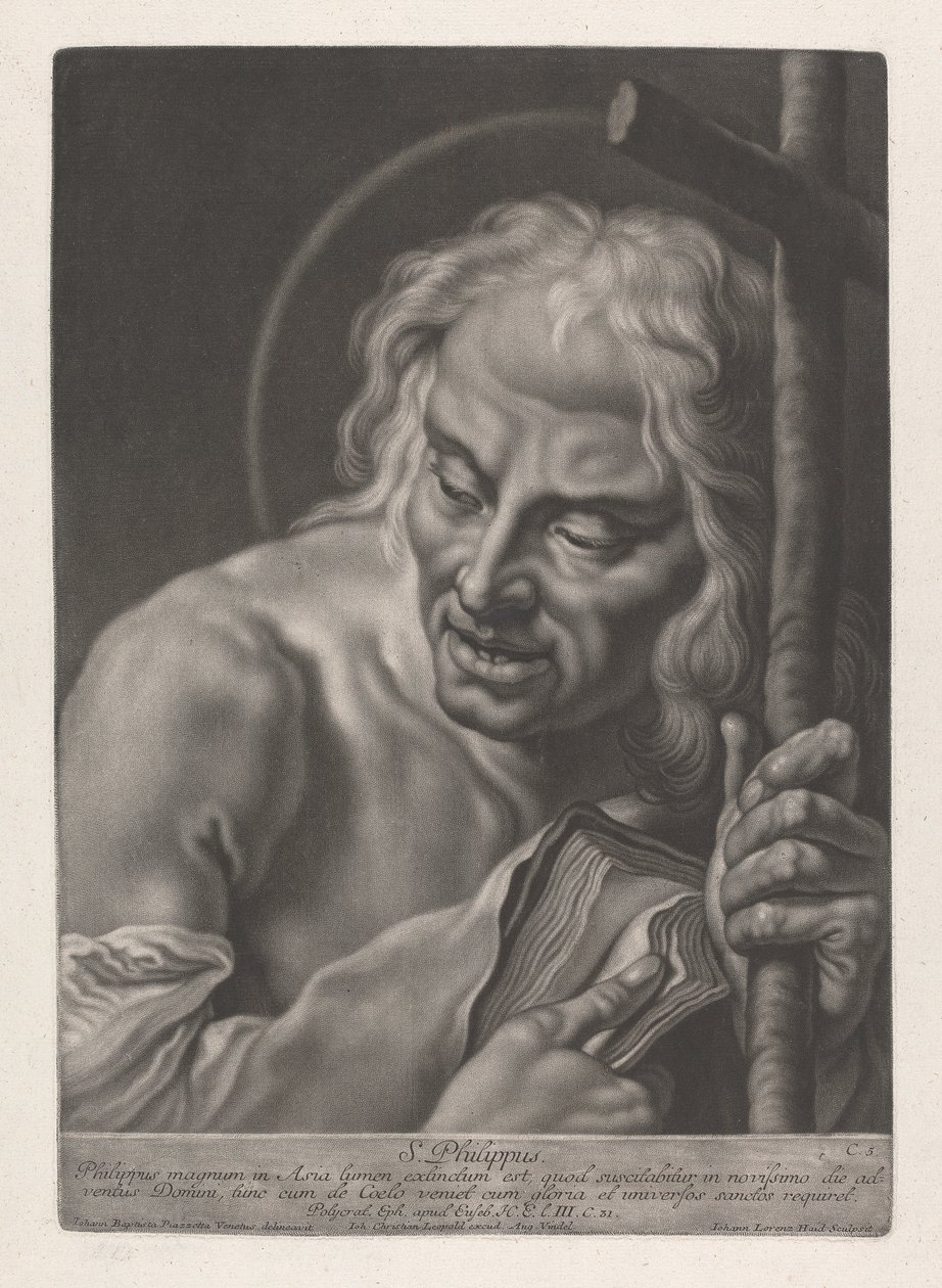 St. Philip av Johann Lorenz Haid