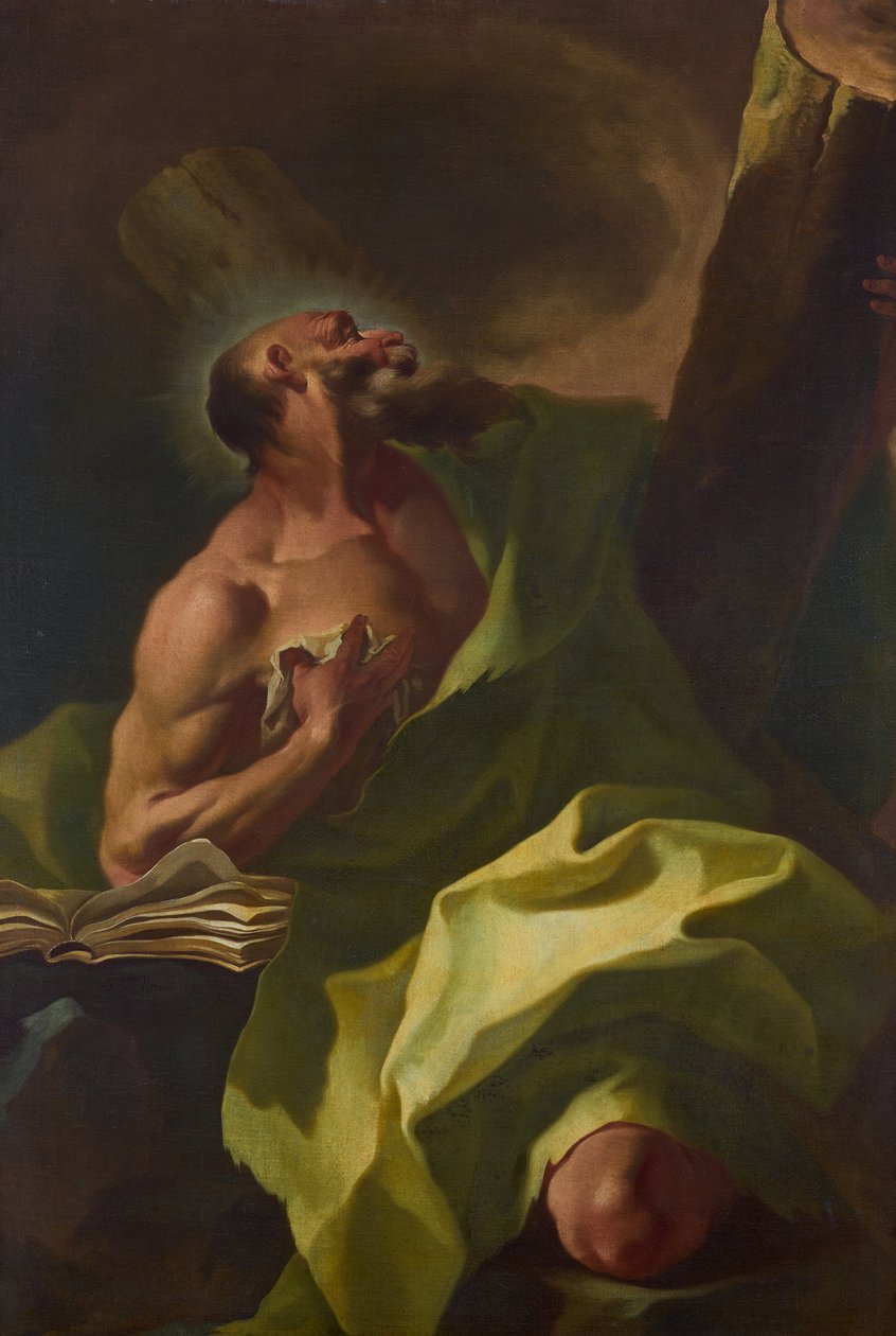 Apostelen Andreas av Johann Lucas Kracker