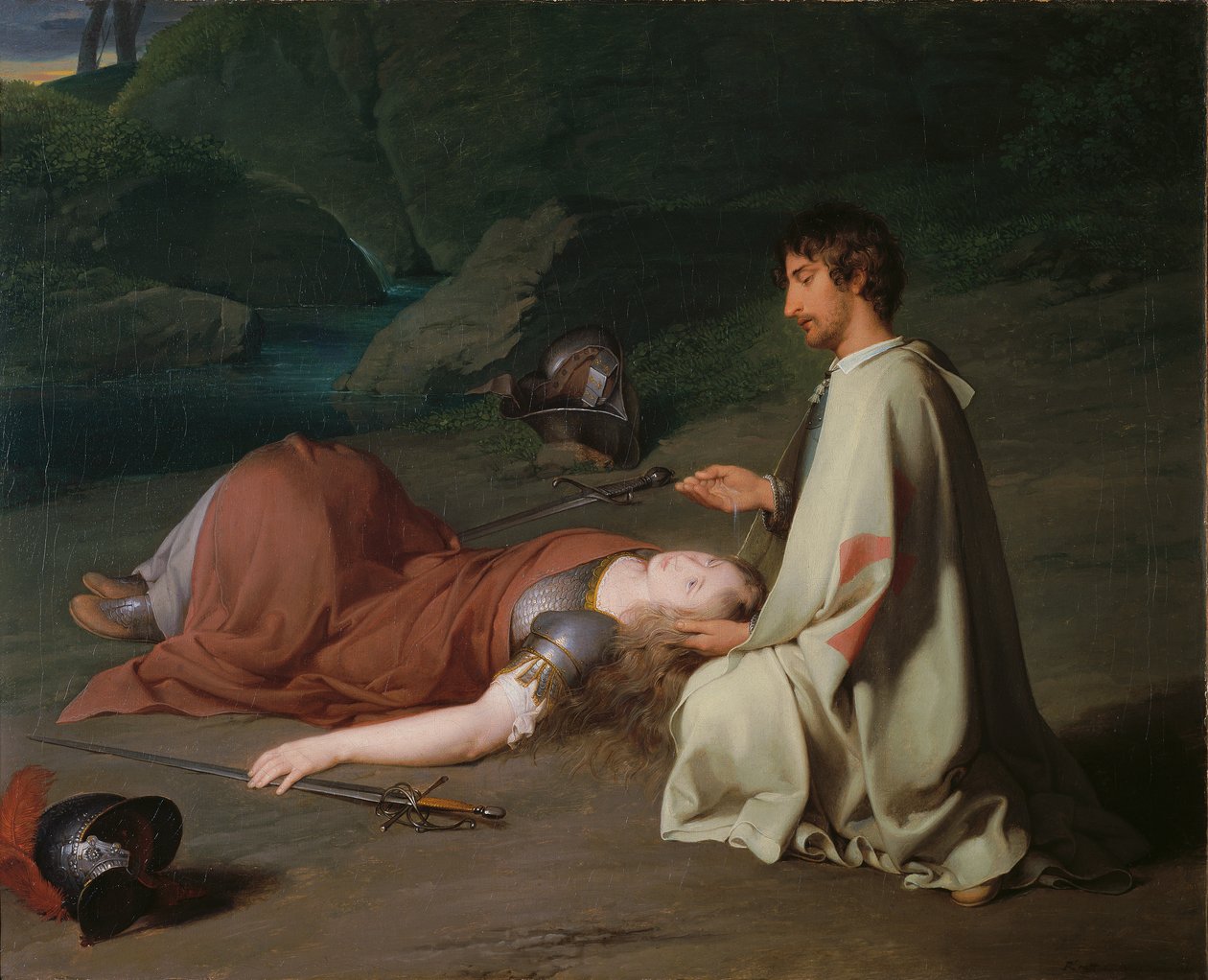 Klorindens dåp av Johann Peter Krafft