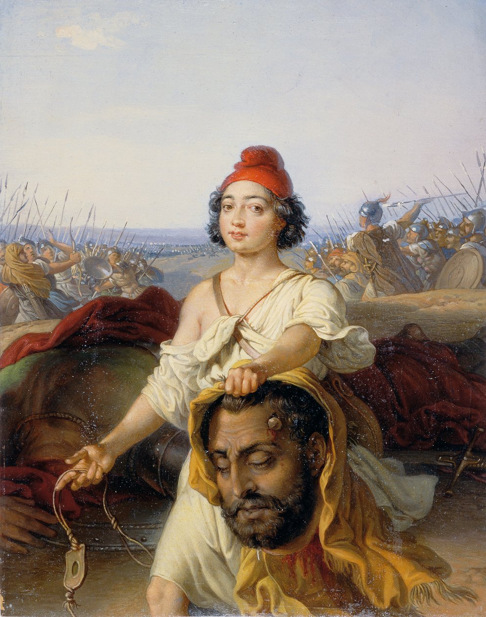 David med hodet til Goliat av Johann Peter Krafft