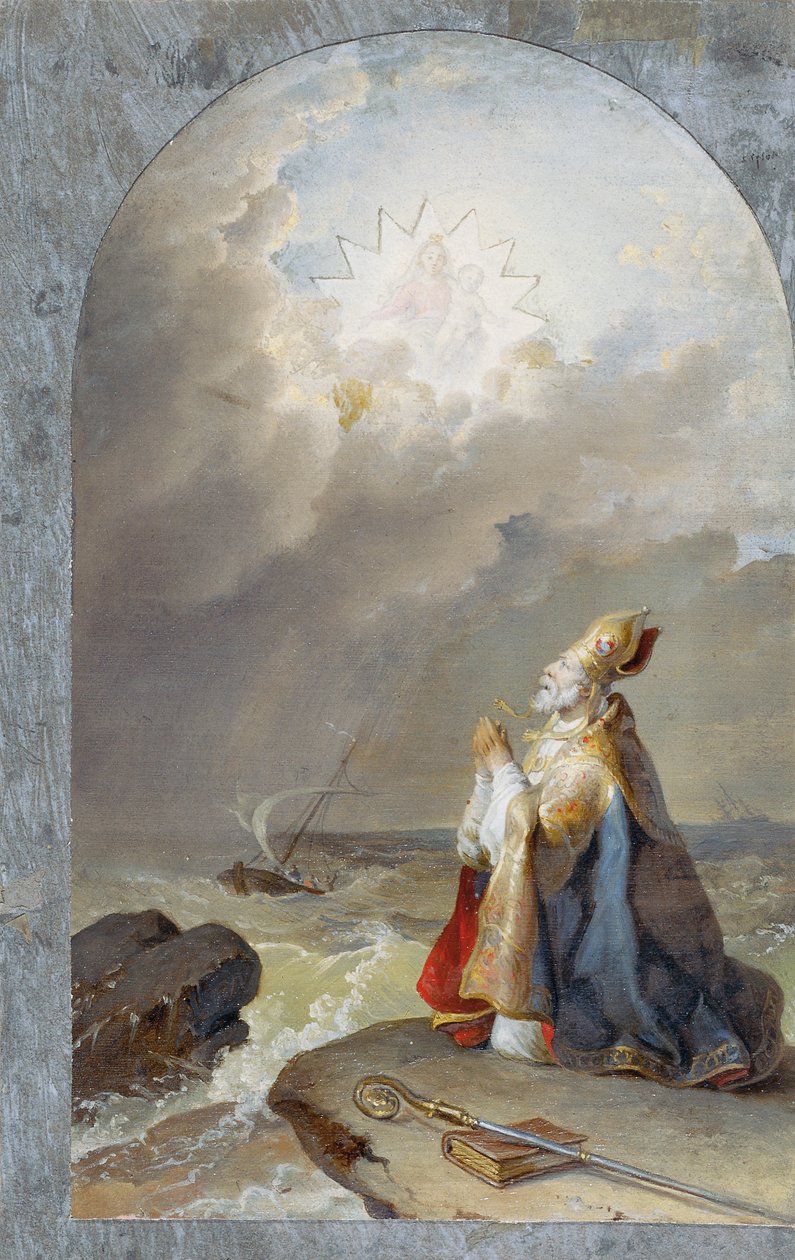 Der Heilige Spyridon av Johann Peter Krafft