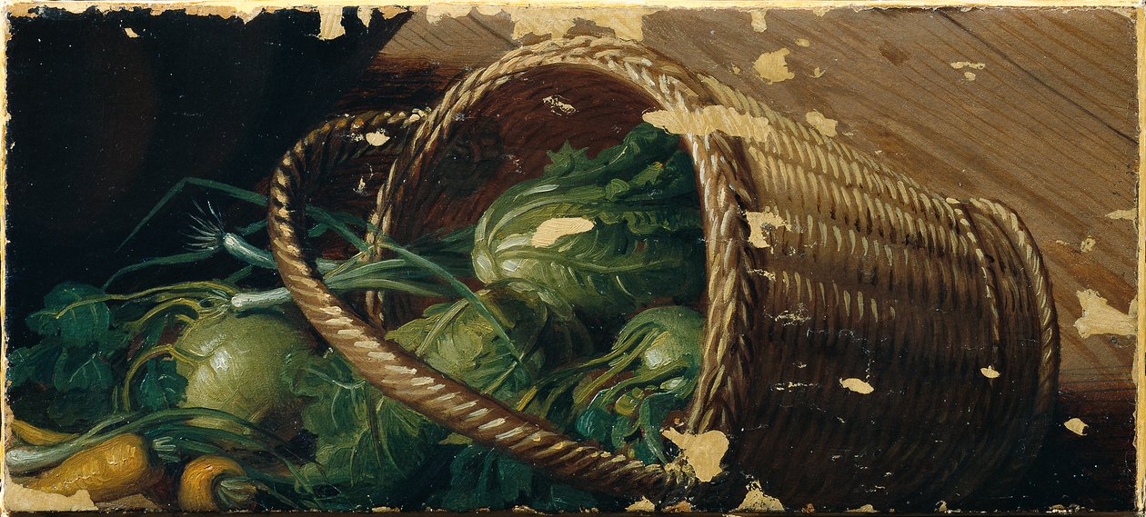 Grønnsakskurv (fragment) av Johann Peter Krafft