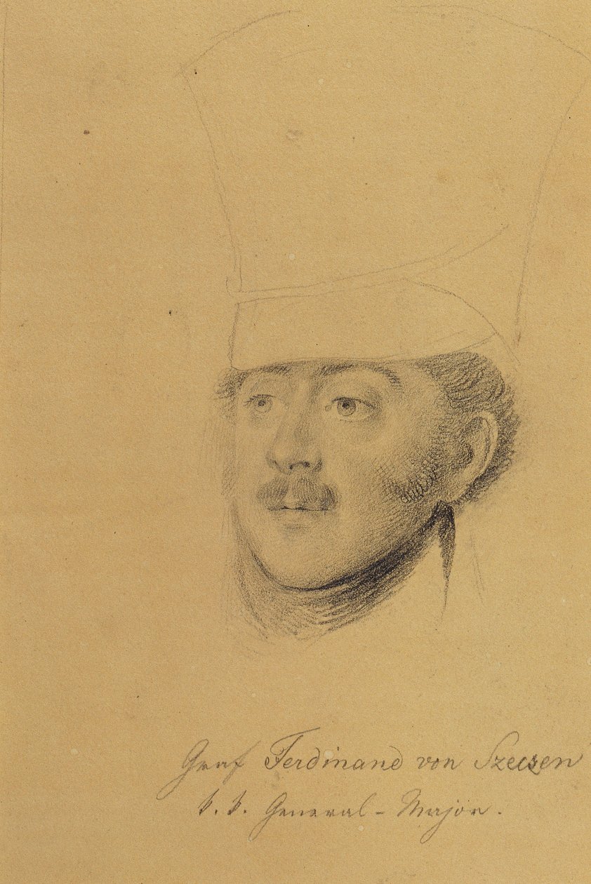 grev Ferdinand av Szeczen av Johann Peter Krafft