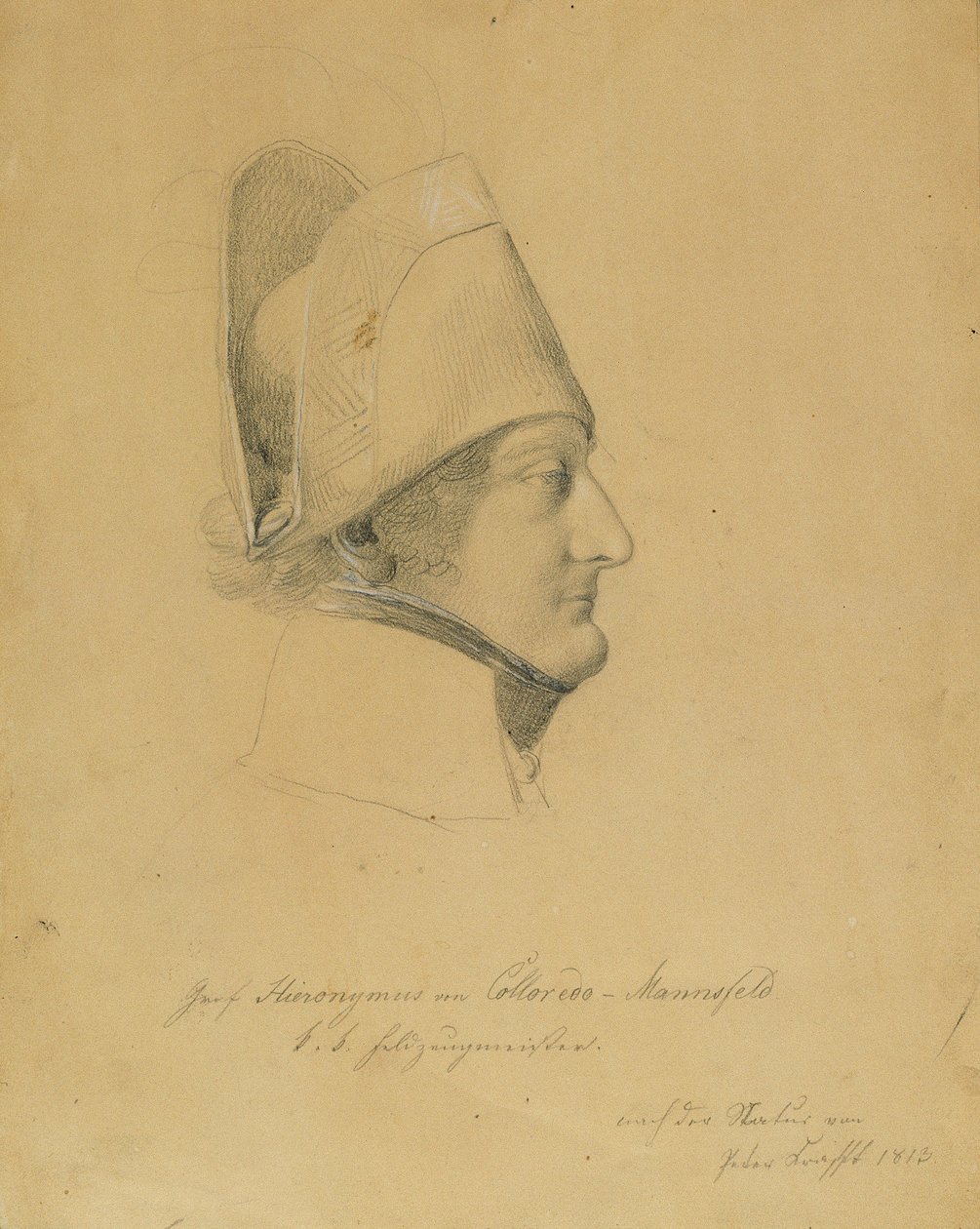 Grev Hieronymus von Colloredo-Mannsfeld av Johann Peter Krafft
