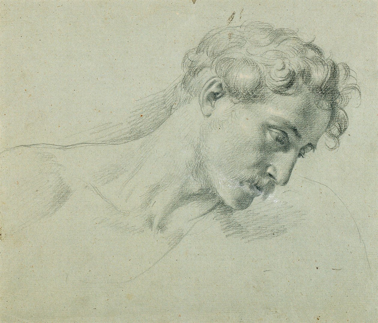 Hovedstudie for "Arindal og Daura" av Johann Peter Krafft