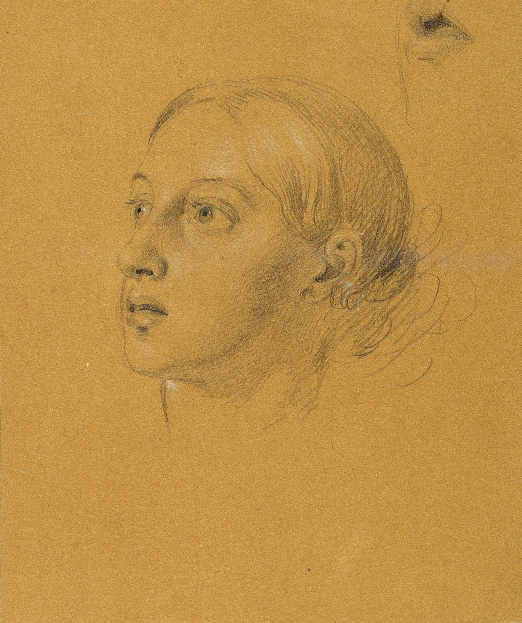 Hovedstudie for "Arindal og Daura" av Johann Peter Krafft