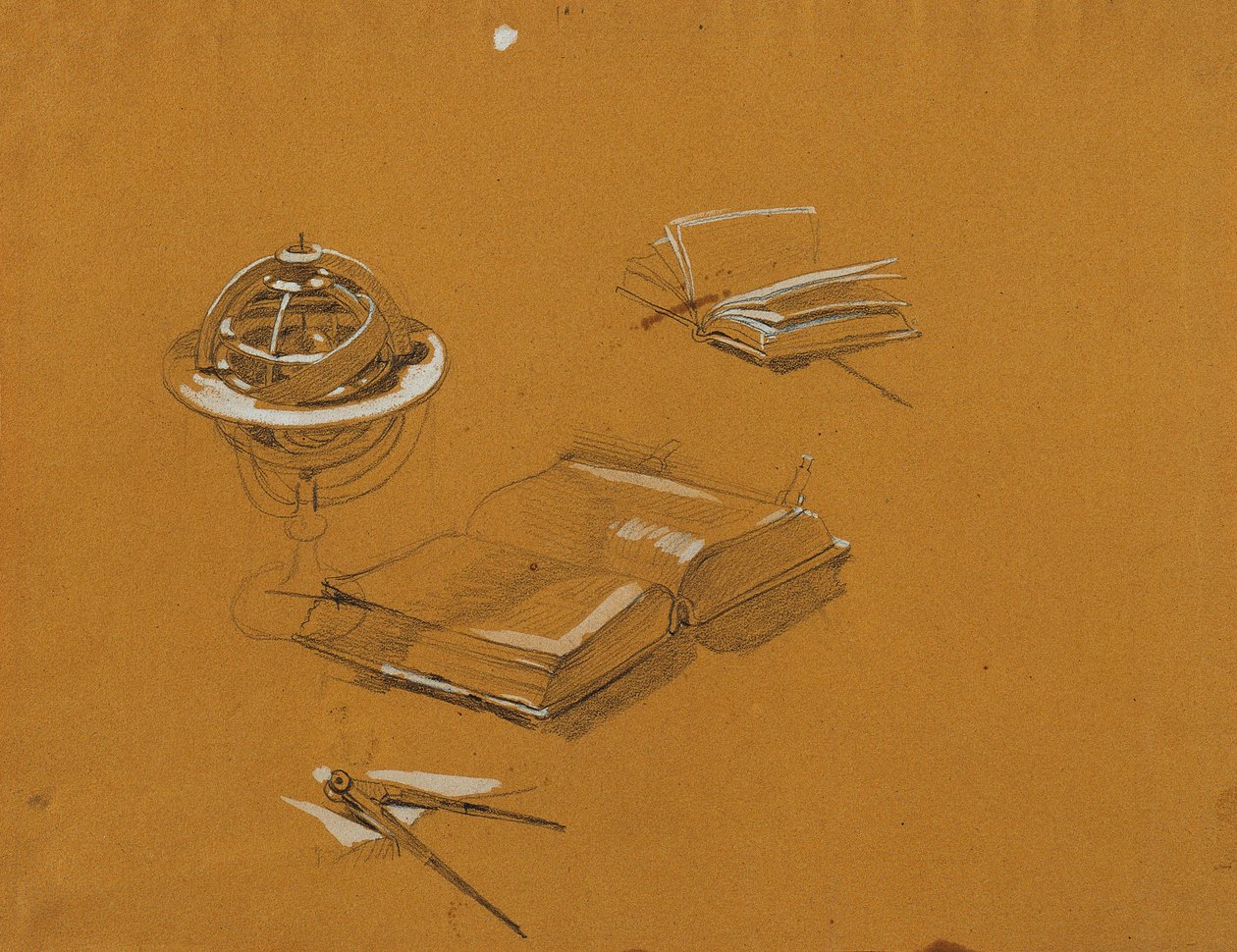 Studie for "Faust på påskemorgen" av Johann Peter Krafft
