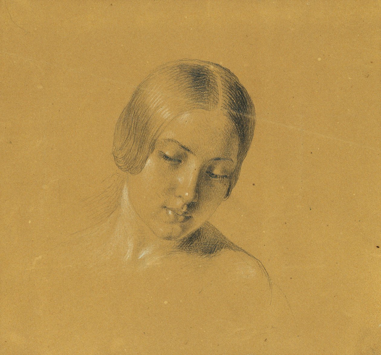 Studie for "Rüdiger og Angelika" av Johann Peter Krafft