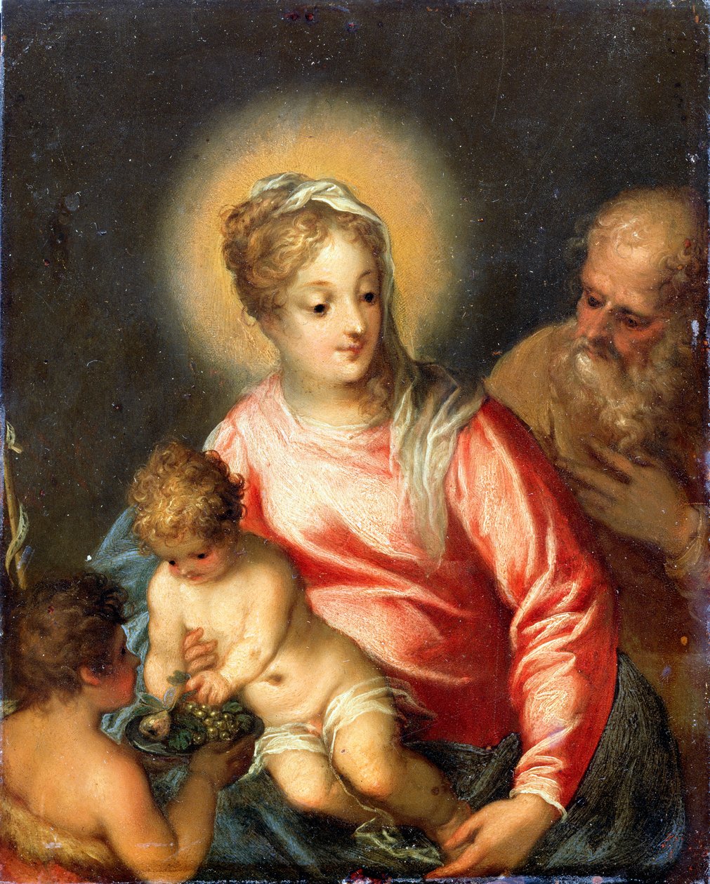 The Holy Family with John the Baptist