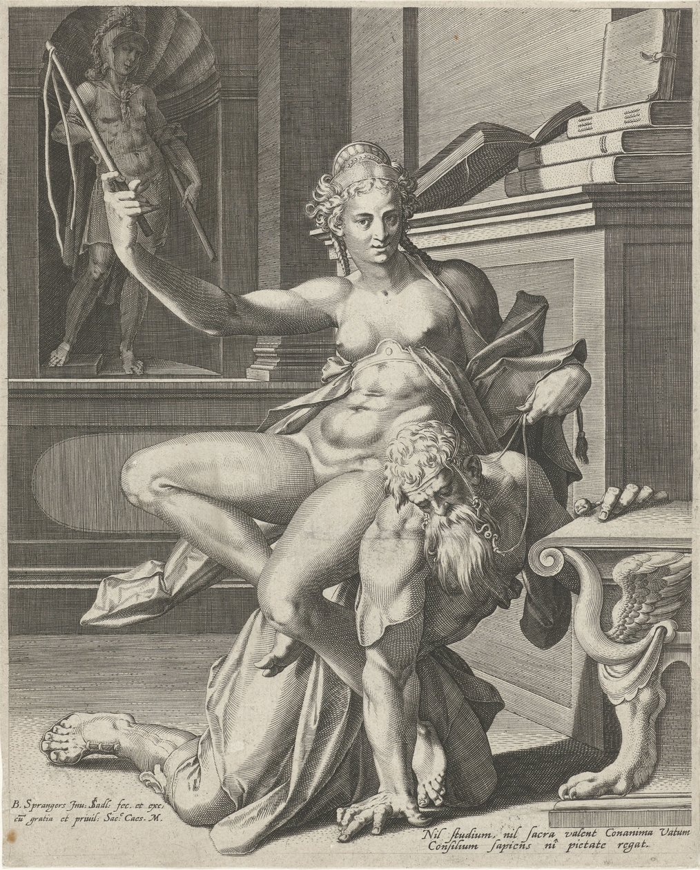 Aristoteles og Phyllis av Johann Sadeler (I)