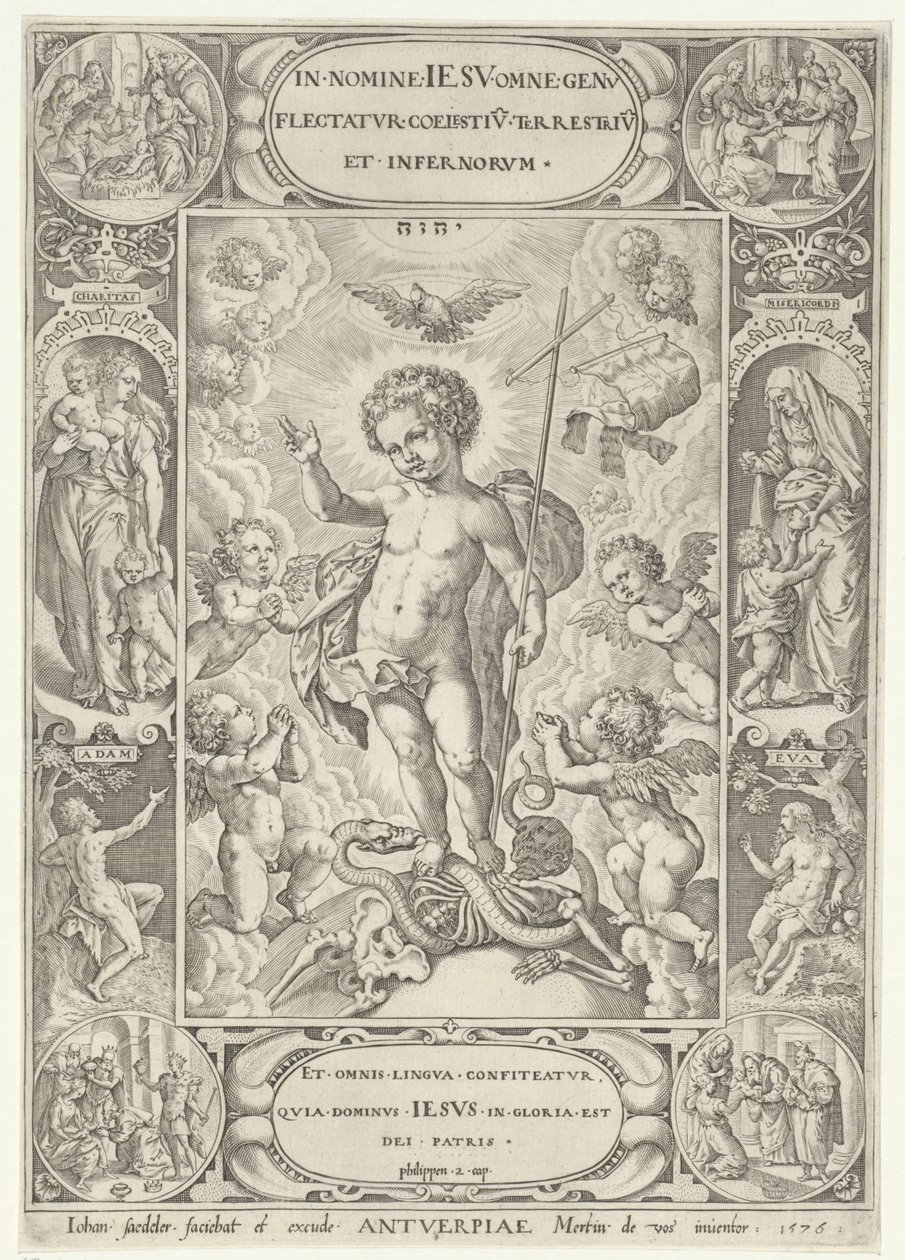 Kristus som et barn av Johann Sadeler (I)