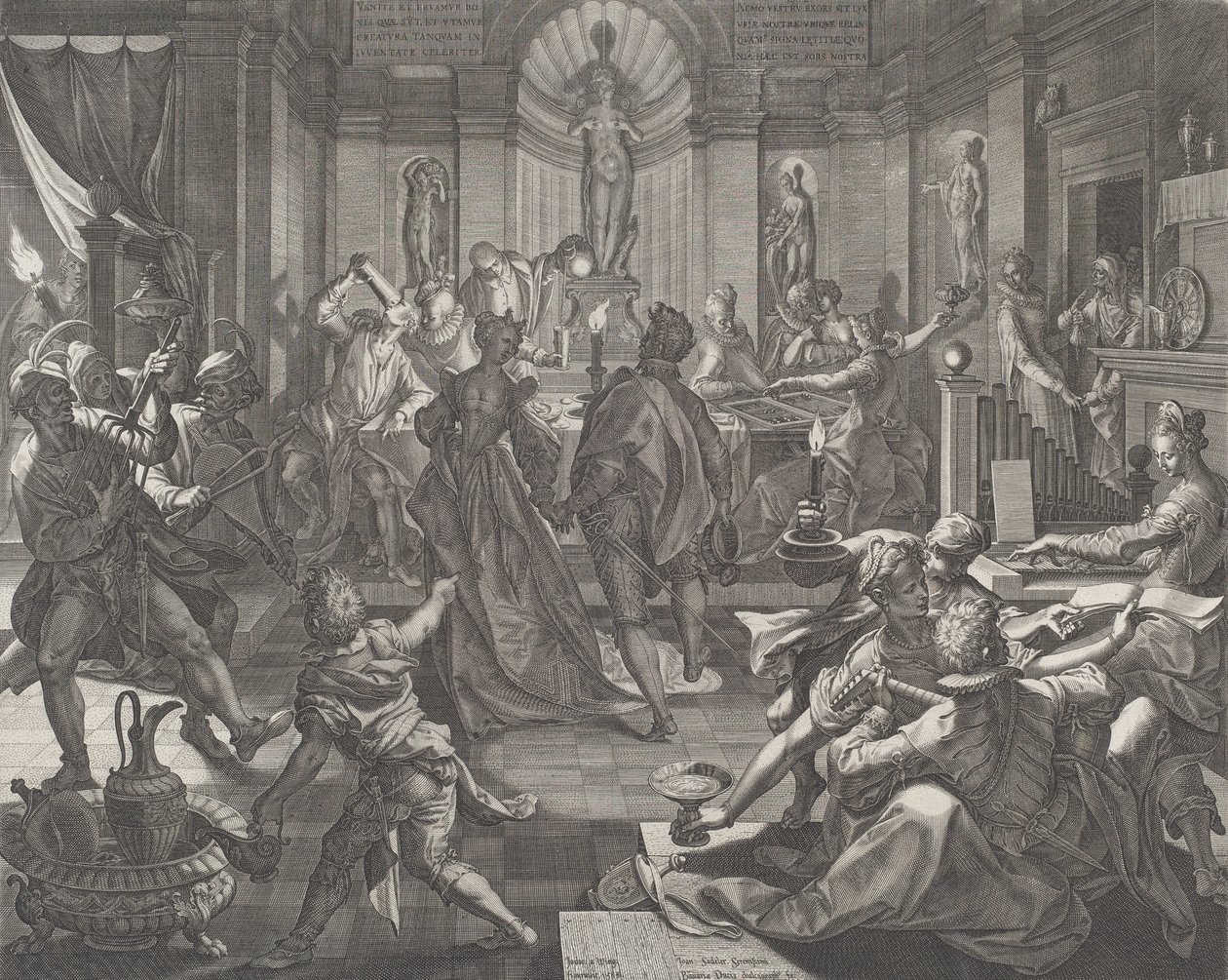 Et lysthus, 1588. av Johann Sadeler I