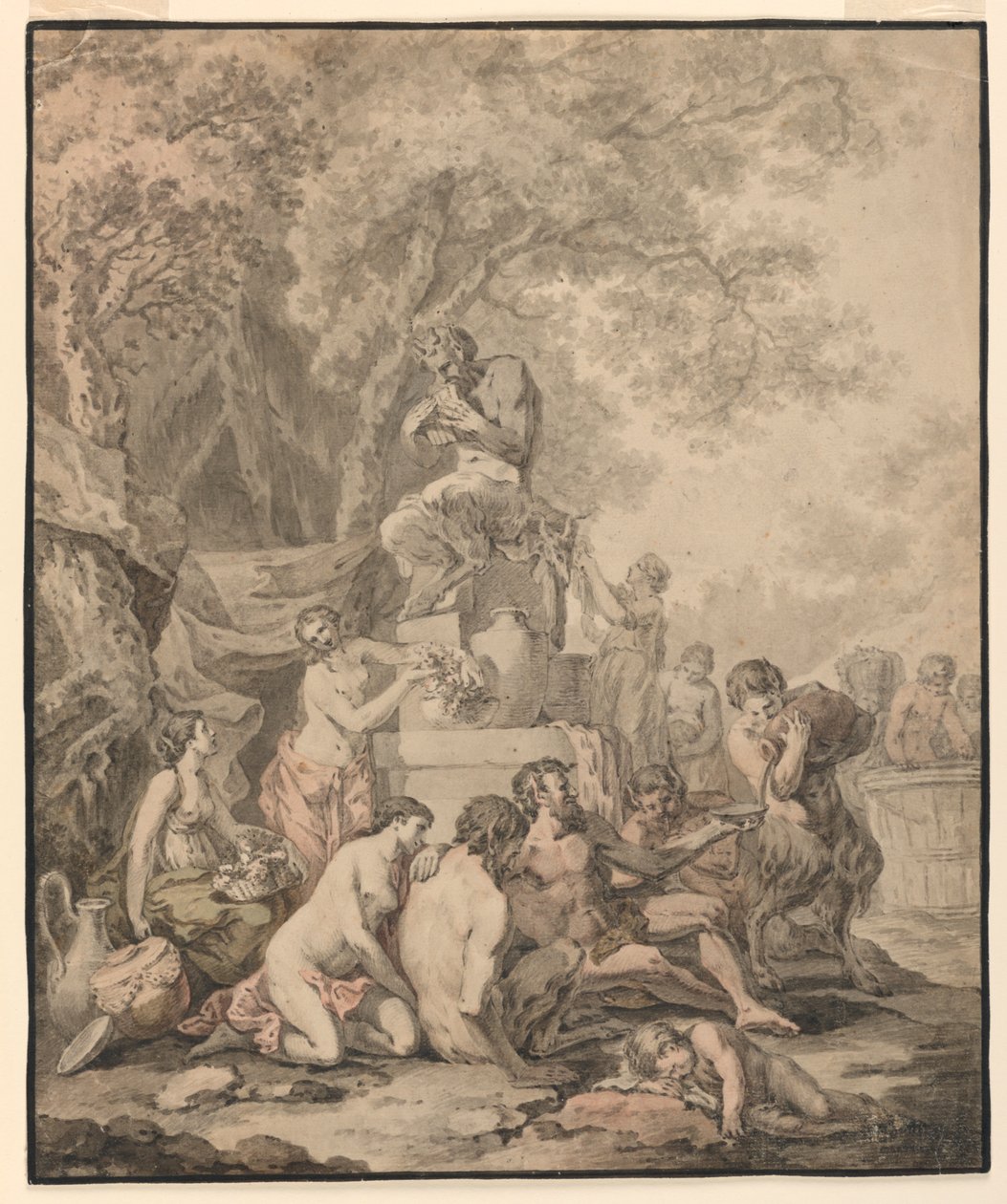 Bacchanalsk scene av Johann Sebastian Bach