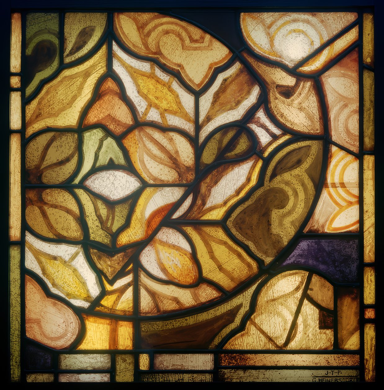 Ornamentfenster av Johan Thorn Prikker