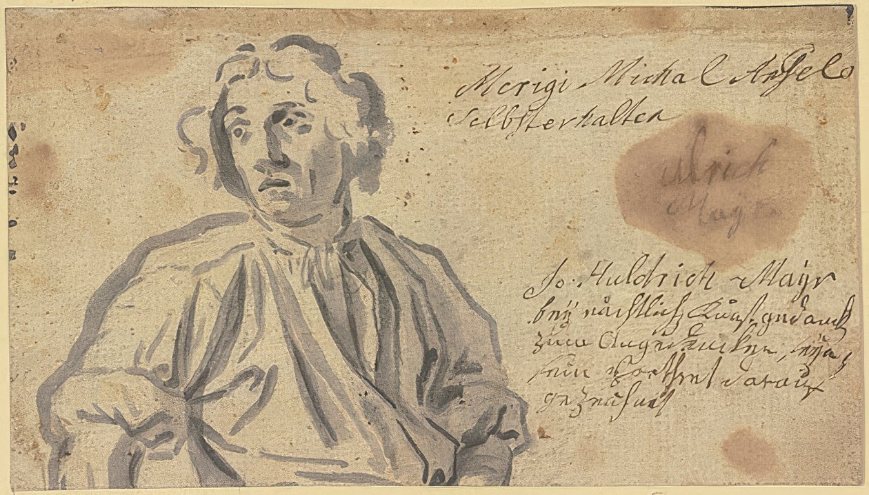 Selvportrett av Johann Ulrich Mayr