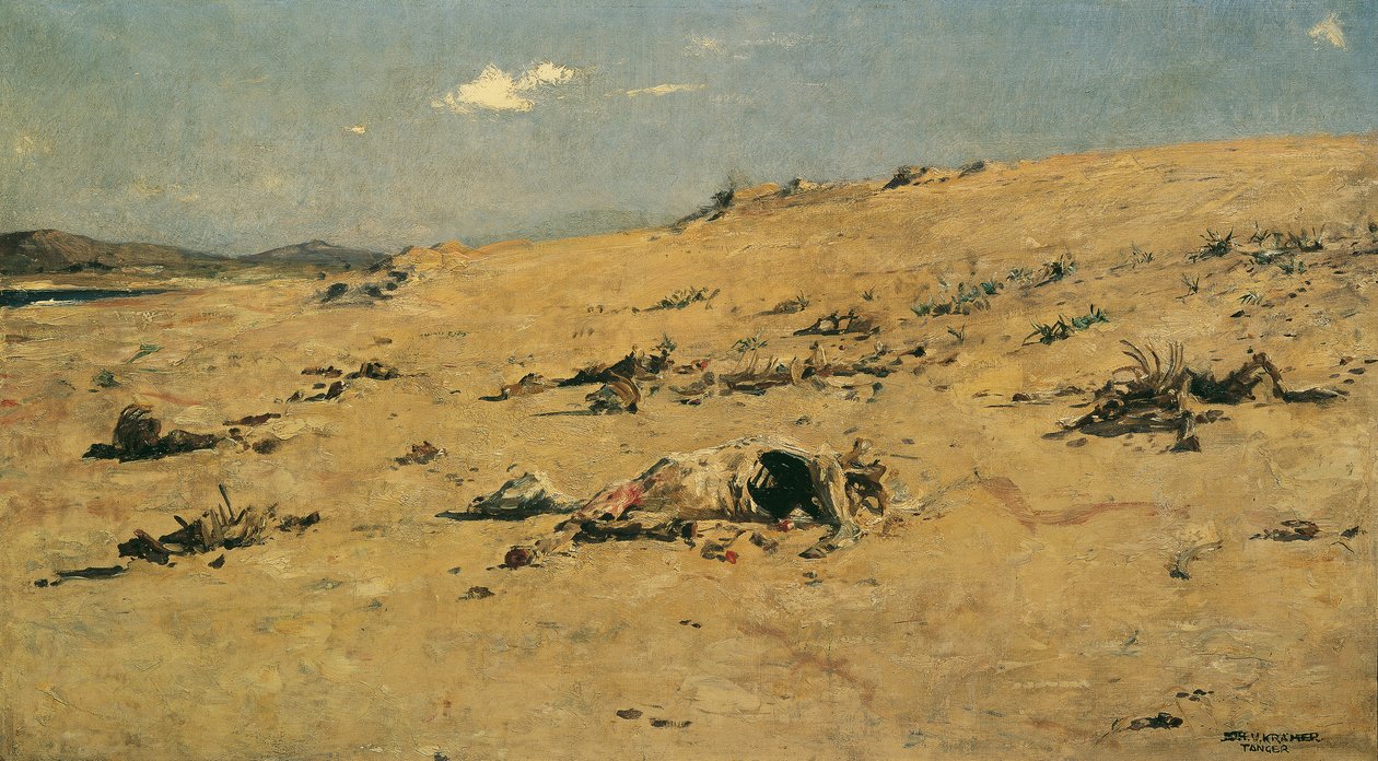 Motiv fra Tanger av Johann Victor Krämer
