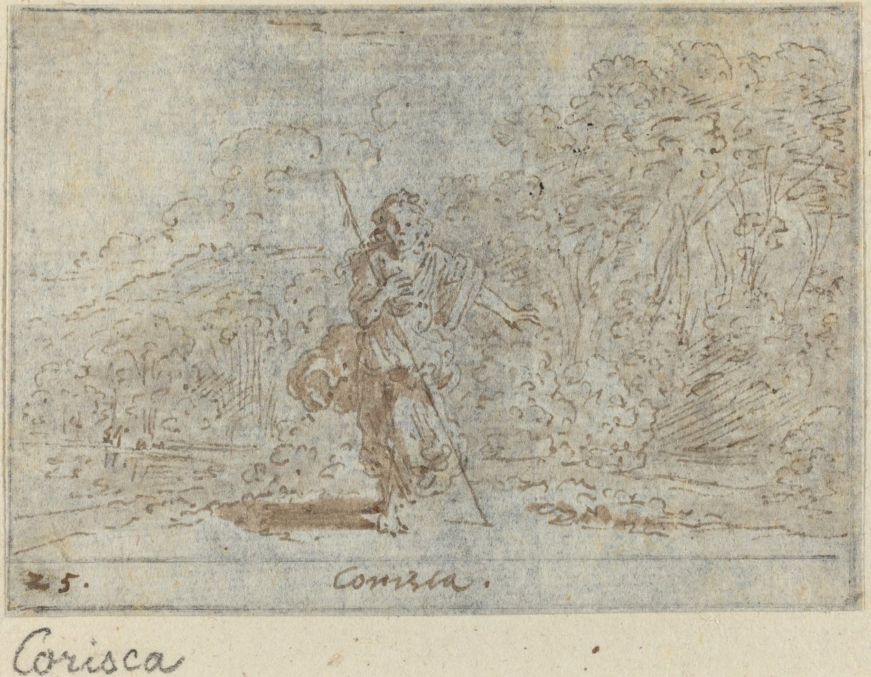 Corisca av Johann Wilhelm Baur