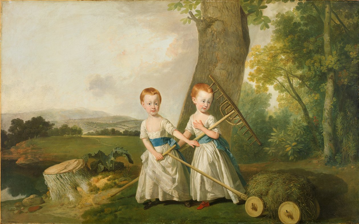 De sløve barna, ca. 1766-80 av Johan Joseph Zoffany