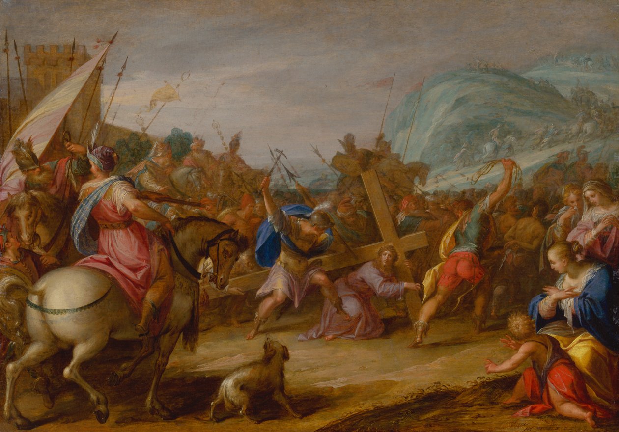 Å bære korset av Johann or Hans von Aachen