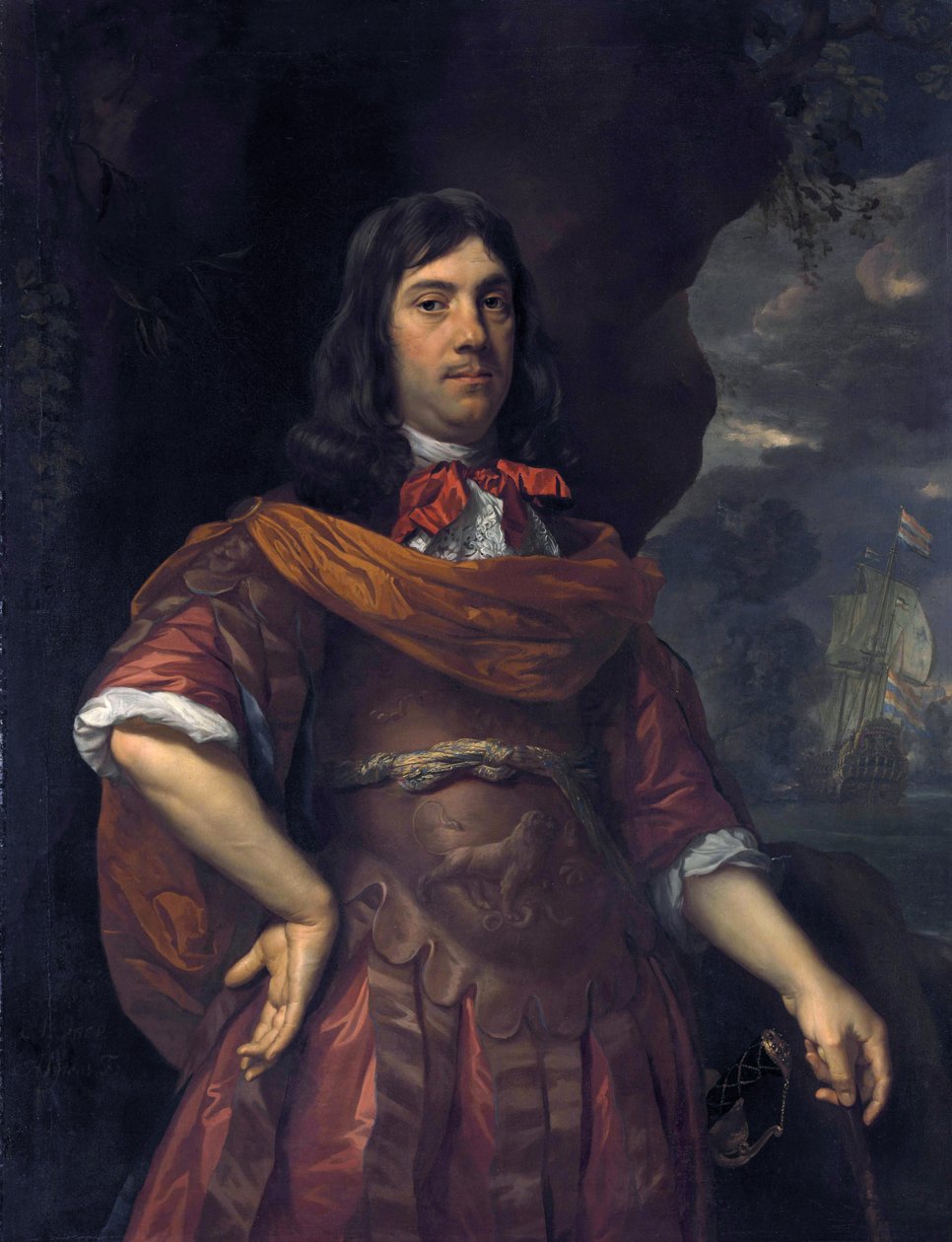 Portrett av Cornelis Tromp (1629-1691) av Johannes Mytens